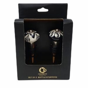 CASA DECOR ceramic wine bottle stoppers set